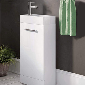 Synergy Quad 400mm White Vanity Unit