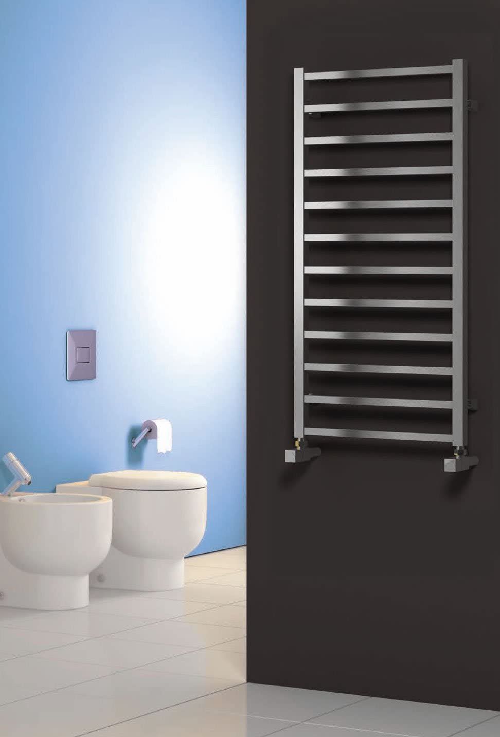 Reina Arden Designer Radiator | Polished Steel | 500 x 1000 | RNS-ARD5100P