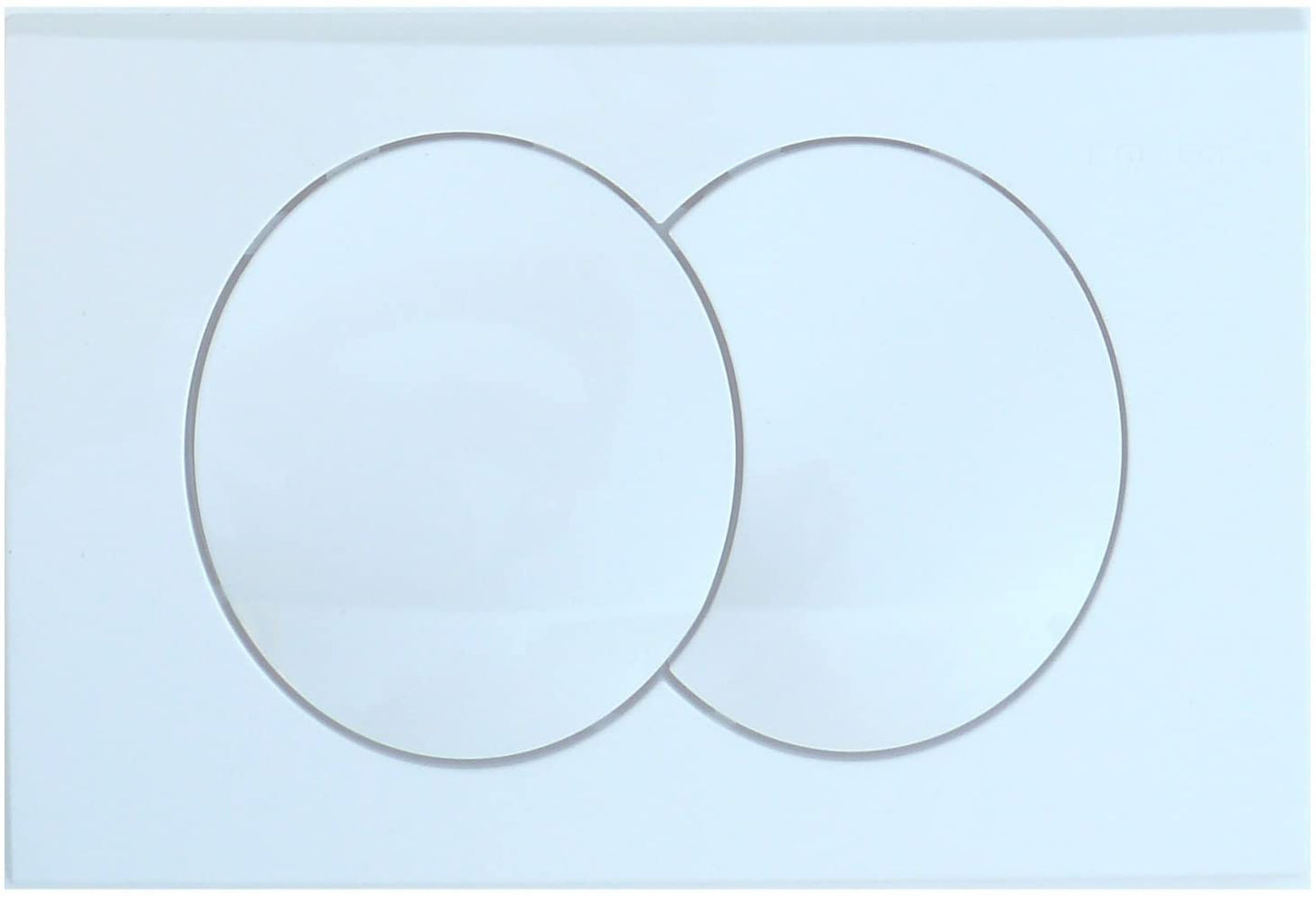 Geberit Twinline 115.888.46.1åÊWC Wall Plate Geberit DELTA20åÊfor Double Volume Download: Alpine White (115.100.11.1)