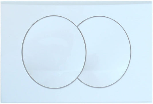 Geberit Twinline 115.888.46.1åÊWC Wall Plate Geberit DELTA20åÊfor Double Volume Download: Alpine White (115.100.11.1)