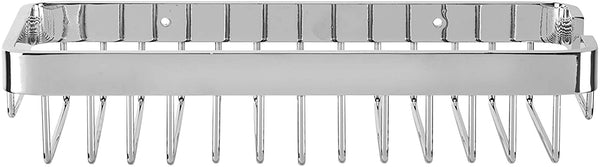 Croydex Aluminium Cosmetic Basket, Stainless-Steel, Chrome, 12.5x26x14 cm