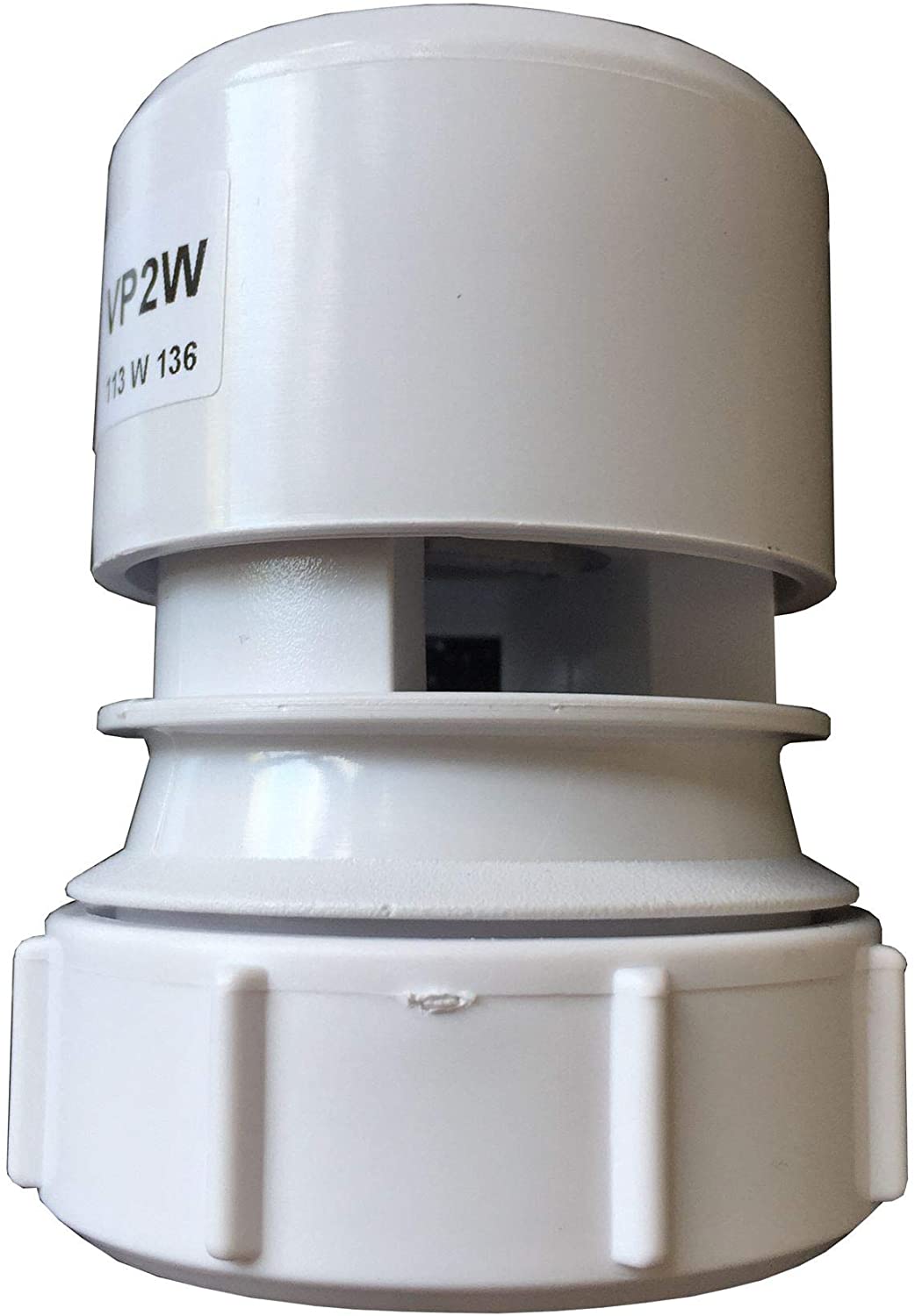 McAlpine VP2W Ventapipe 25 Air Admittance Valve with 1.5"í«ÌÎÌÕ Universal Outlet, White