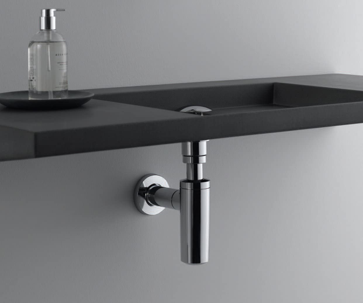 Geberit 150.535.21.1 Gloss Chrome Bath Trap with Overflow