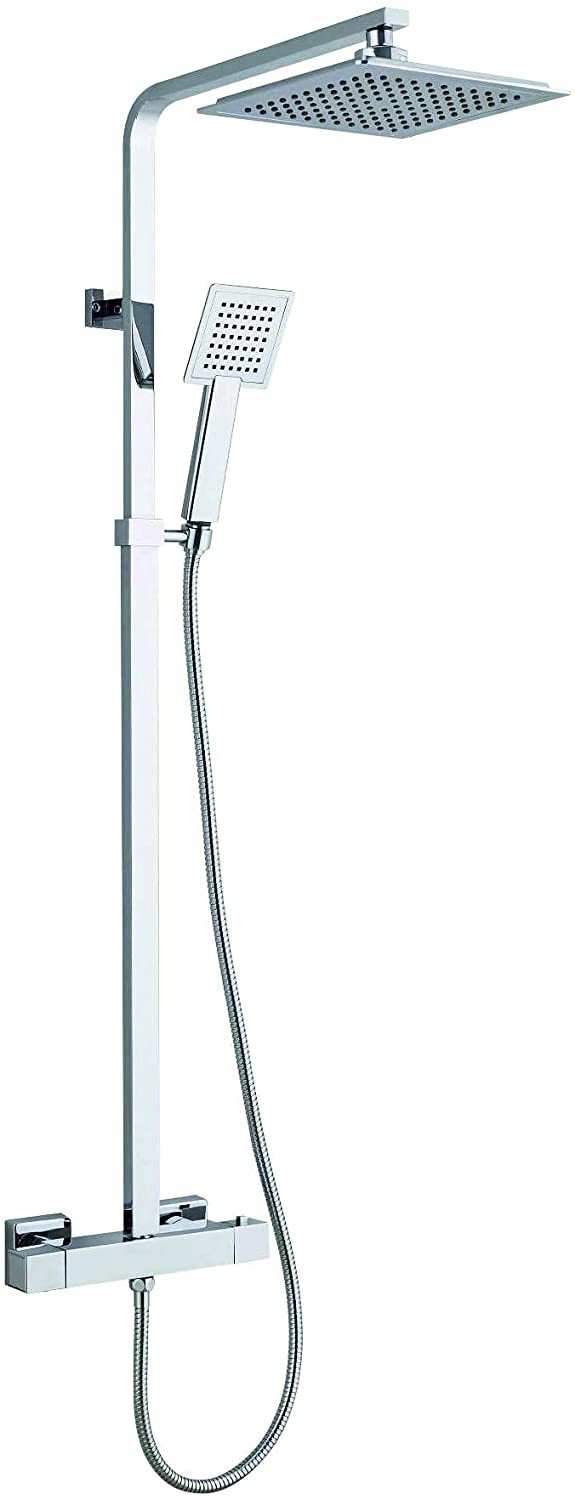 Trisen Zacha TSS100 Chrome Thermostatic Shower Kit