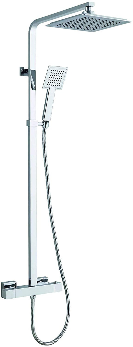 Trisen Zacha TSS100 Chrome Thermostatic Shower Kit