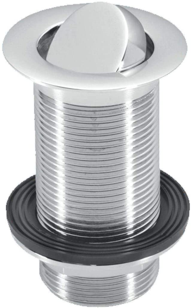 McAlpine 1å_" Chrome Plated Brass Unslotted Swivel Basin Waste CWU60SP-CB