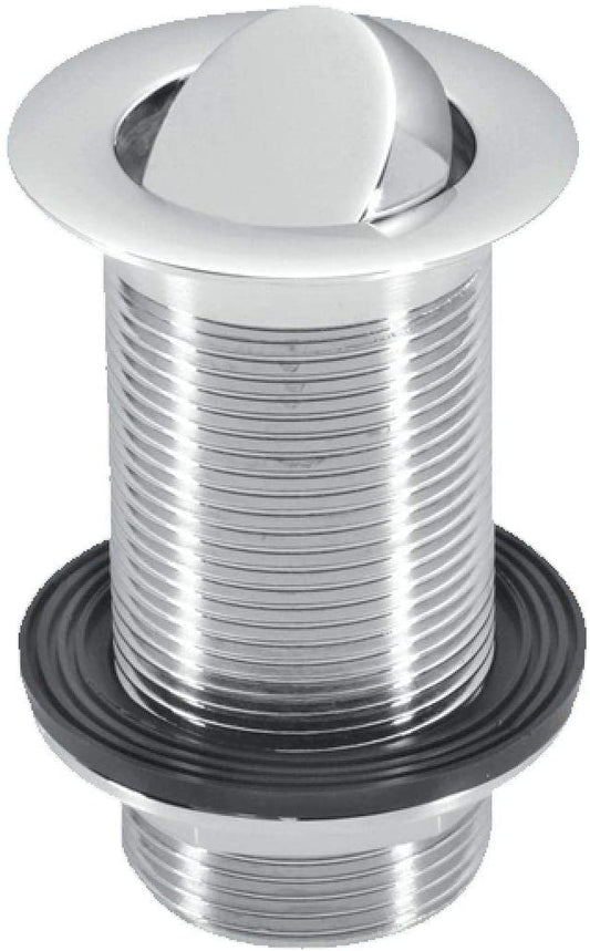 McAlpine 1å_" Chrome Plated Brass Unslotted Swivel Basin Waste CWU60SP-CB