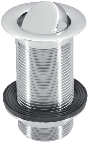 McAlpine 1å_" Chrome Plated Brass Unslotted Swivel Basin Waste CWU60SP-CB