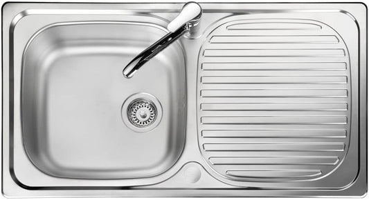 Leisure Linear LR9501XS 950x508mm Stainless Steel Large Bowl Kitchen Sink+Wastes