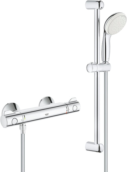 GROHE 34565001 | Grohtherm 800 Thermostatic Shower Set
