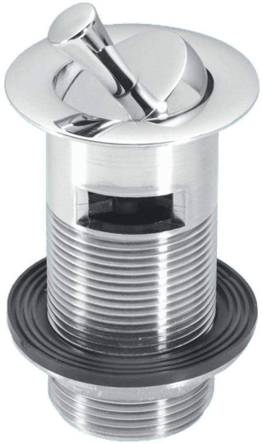 McAlpine 1̴_" Chrome Plated Brass Slotted Swivel Handle Basin Waste BW60SPH-CB