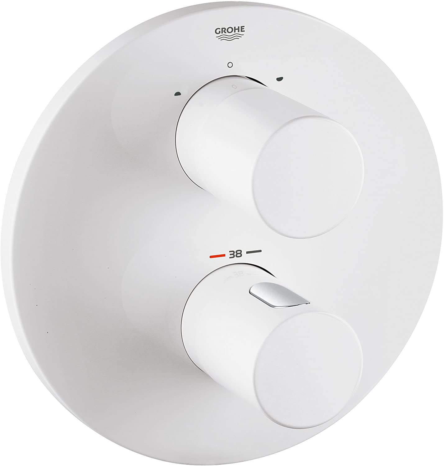 Thm-Wannenbatt. GROHE Grohtherm 3000 C 19468 FMS for Rapido T Moon White