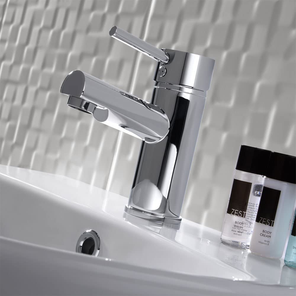 Twyford X60 Mono Basin Mixer inc Click Clack Waste