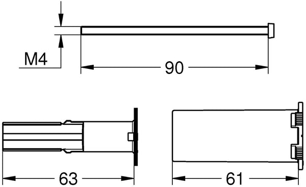 Universal Extension Set, 25 mm