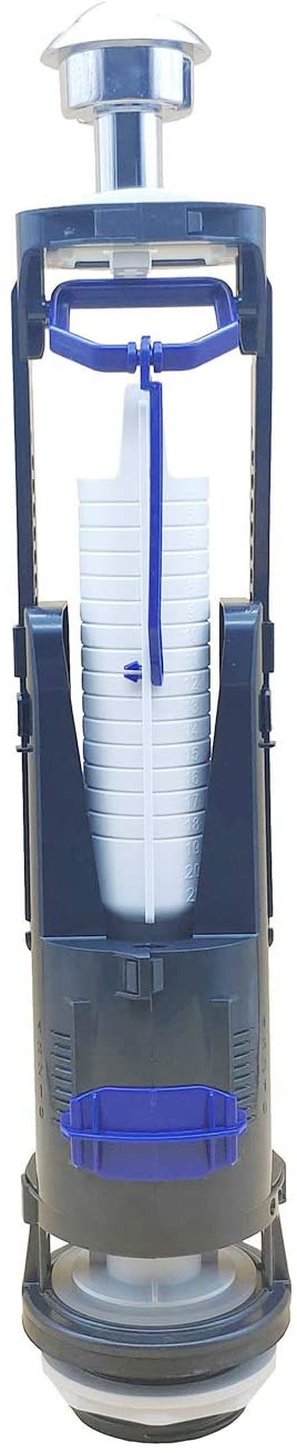 Geberit Typ 240 Dual Flush Valve Syphon by Toilet Cistern Spare W/Actuator Cr-Pl