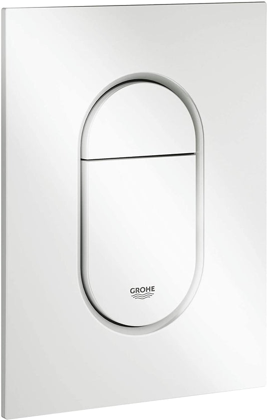GROHE Arena Cosmopolitan S | Toilet Flush Plate | Small 130 x 172 mm | Alpine White | 37624SH0