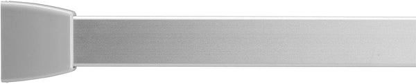 Croydex Slenderline Modular Shower Rail Kit includes L-Shaped/U-Shaped/Straight Ceiling Support/Hooks and Gliders