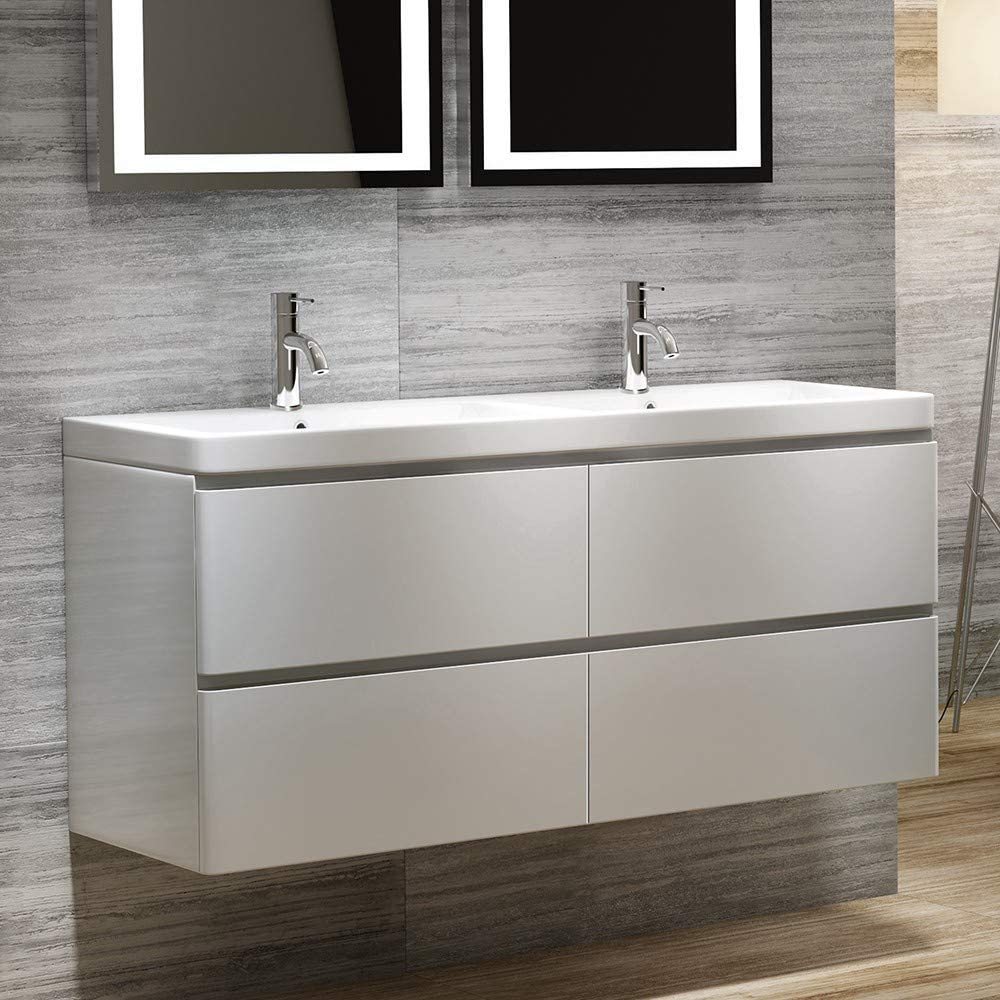 Synergy Linea 1200mm White Double Wall Unit