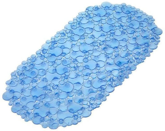 Croydex Bubbles Bath Mat, 13-7/8 by 27-5/8-Inch, Blue