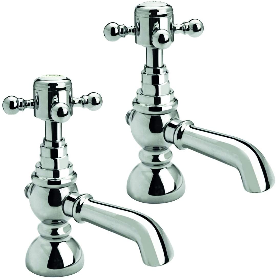 Trisen Formby TT106 Traditional Pair of Bath Taps (Full Turn Operation)
