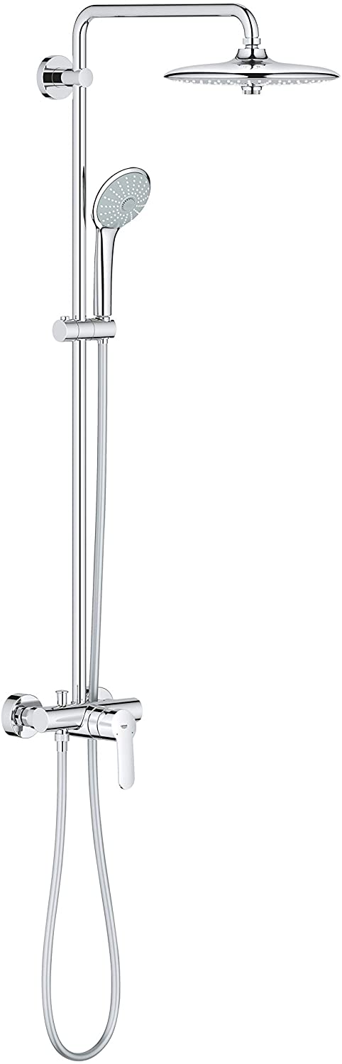 GROHE 27473001 Euphoria 260 Single-Lever Shower System, Chrome