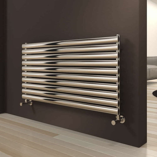 Reina Artena Single Panel Stainless Steel Radiator 590 x 800mm Pol