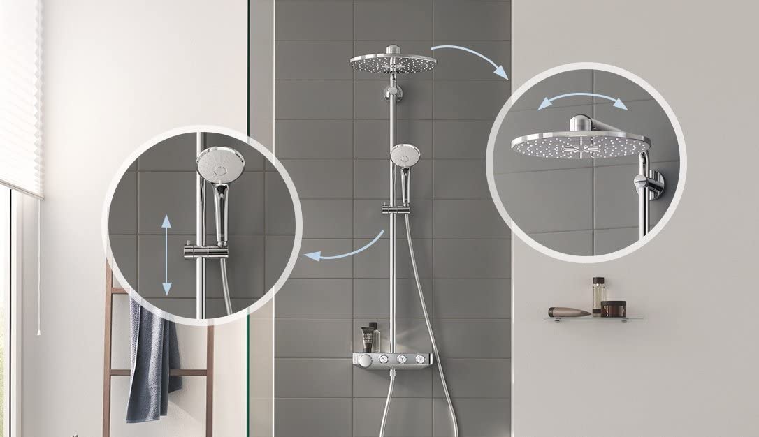 Grohe Smart-Control Shower System, Chrome, 260 mm