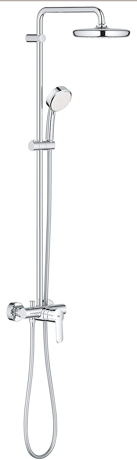 GROHE 26224001 Tempesta Cosmopolitan 210 Shower System, Chrome