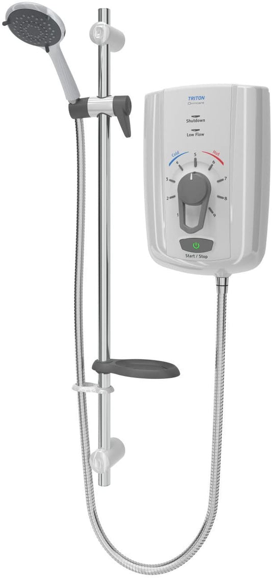 Triton Omnicare Design 9.5kW Electric Care Shower Thermostatic Extendable Riser