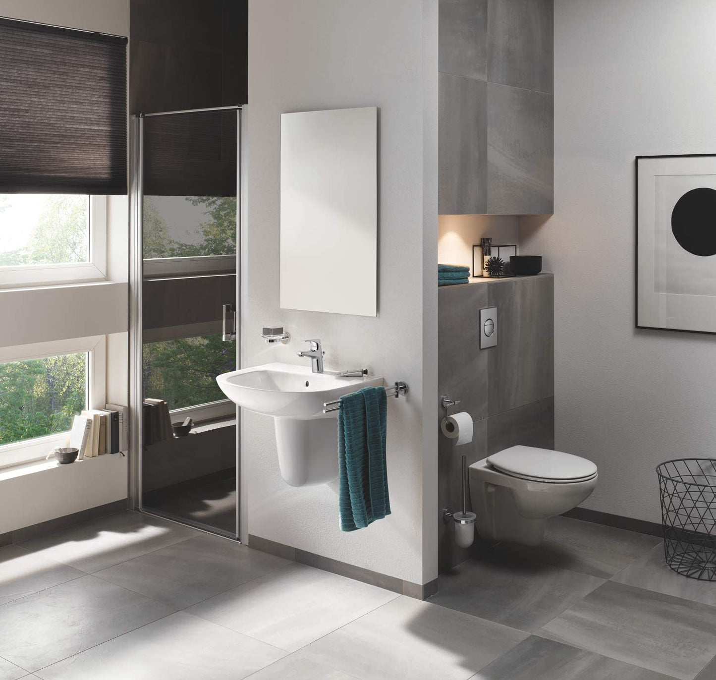 Grohe 39426000 Semi-Column, White, 345 x 22 mm