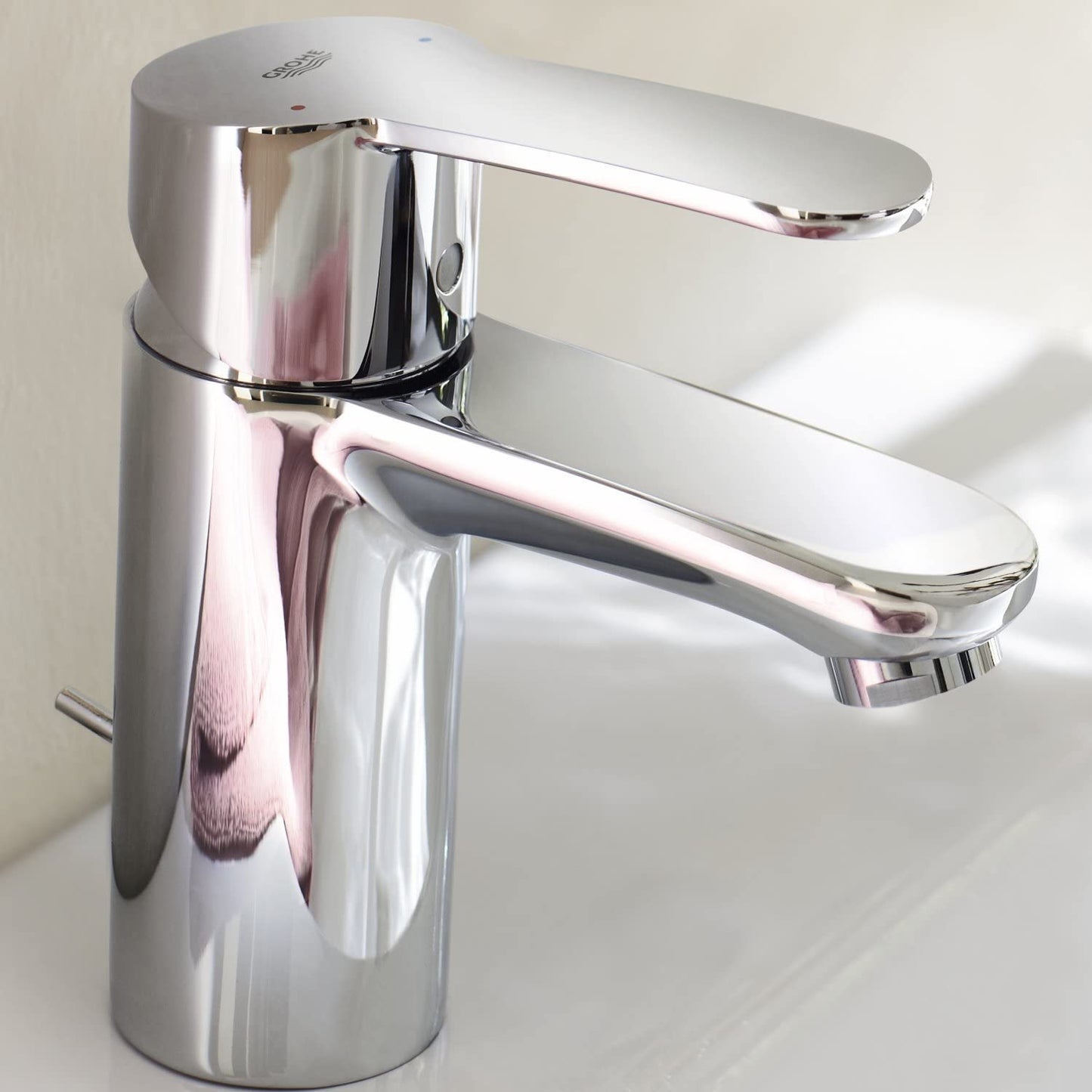 GROHE 2337420E Eurostyle Cosmopolitan Basin Tap (Pop-Up Waste, Standard Spout, Ecojoy and Silkmove Es)