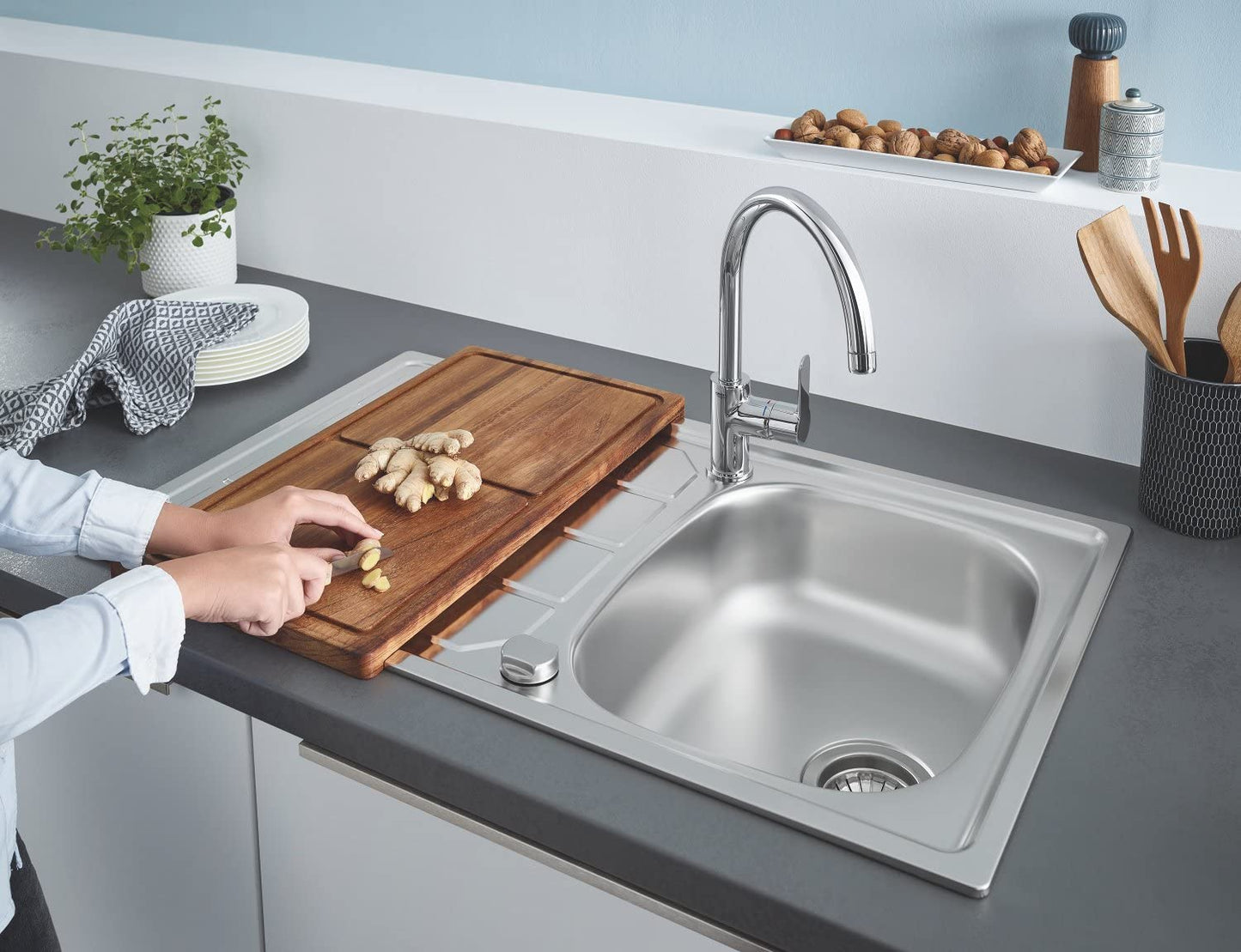 GROHE 31552SD0 | K200 Sink 1.0 | Stainless Steel