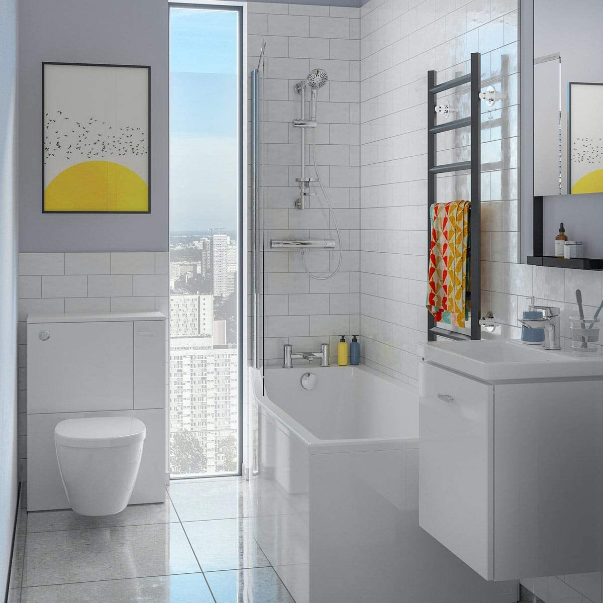 Ideal Standard E049 Concept 170cm x 70cm Spacemaker Bath No Tap Holes