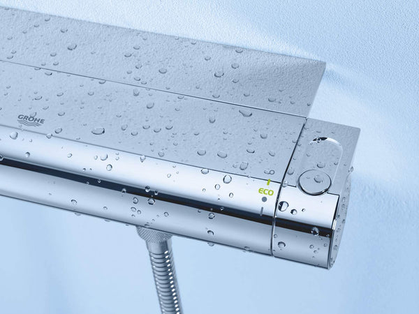 GROHE 34469001 Grohtherm 2000 Thermostatic Shower Mixer, Easyreach Tray
