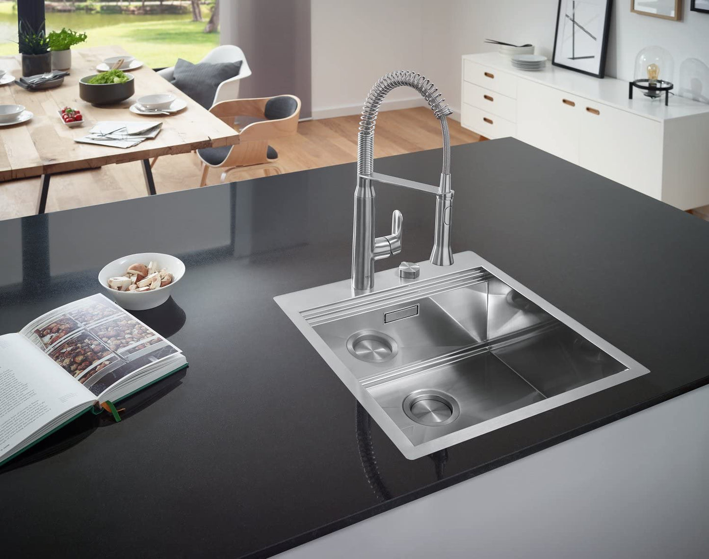 GROHE 31583SD0 | K800 Sink 1.0 bowl 48.2cm | Stainless Steel