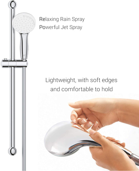 GROHE 34565001 | Grohtherm 800 Thermostatic Shower Set