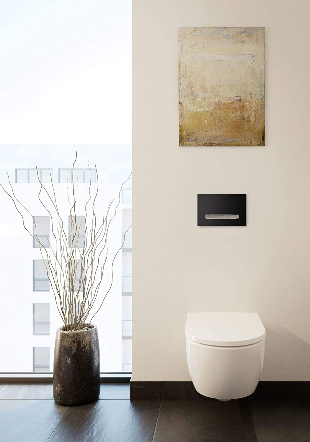 Geberit iCon/4U washdown WC 6l, wall-hung, white, colour: White, with KeraTect - 204000600