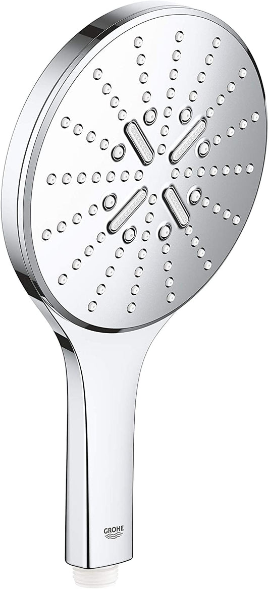 Grohe Rainshower 130 SmartActive Hand Shower 3 Jet Types