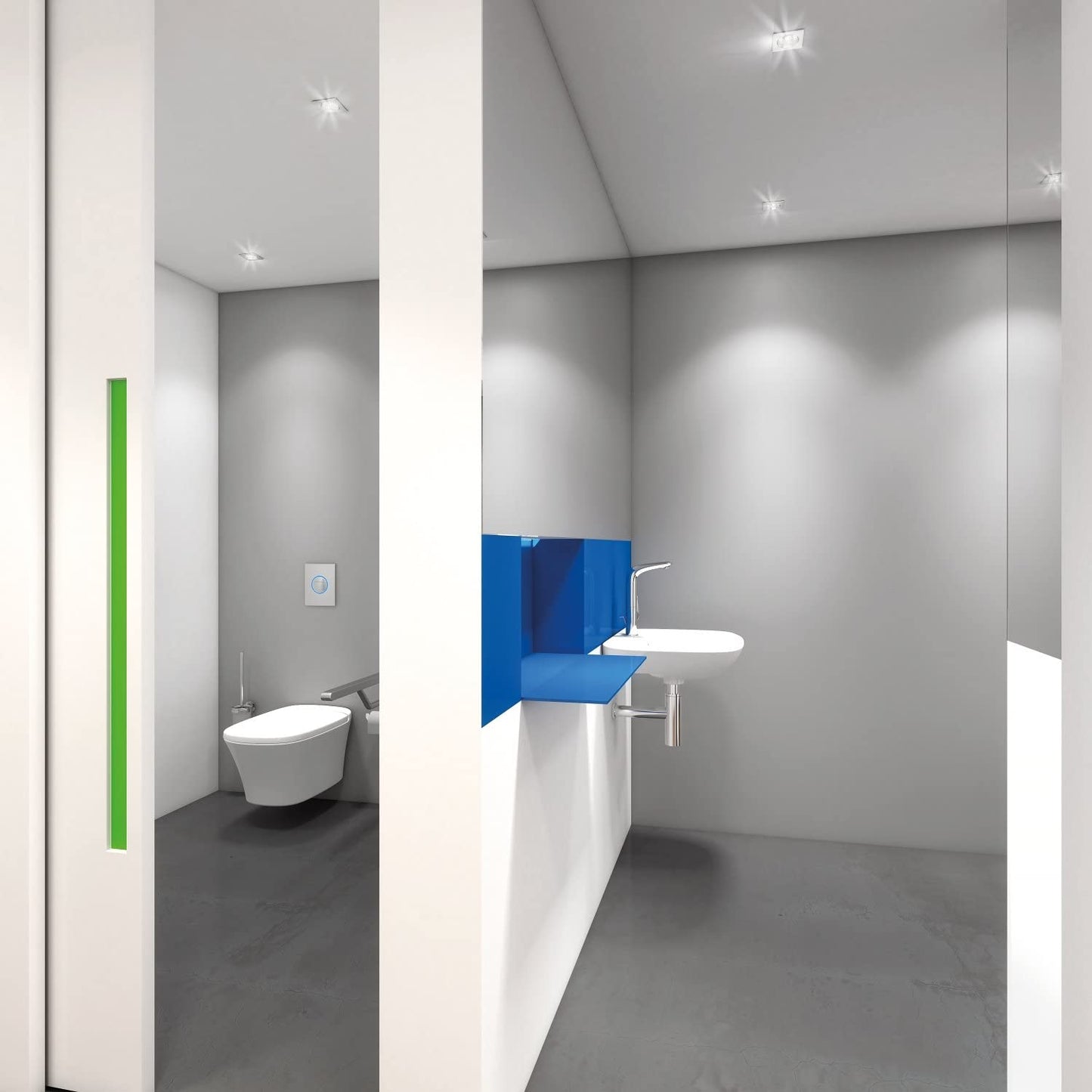 GROHE 38809000 Nova Cosmopolitan Light WC Wall Plate