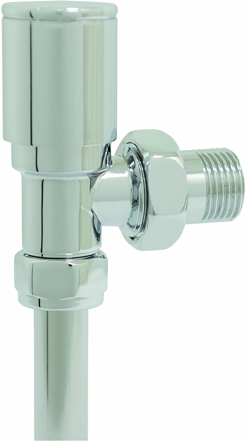 Vogue UK VL003 15MMAP-CP Chrome Angled 13 mm BSP Valve, Heating