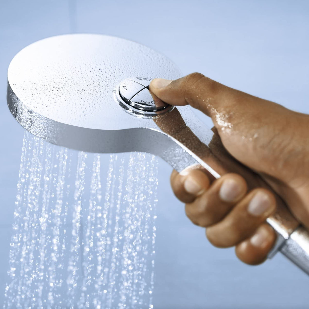GROHE 27741000 Power and Soul Cosmopolitan Set with Hand Shower (115 mm), Shower Hose (1250 mm) and Hand Shower Holder