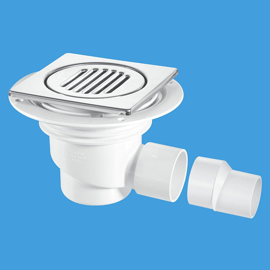 McAlpine TSG1-T150SS 75mm water seal trapped gully Tile or Stone Floor