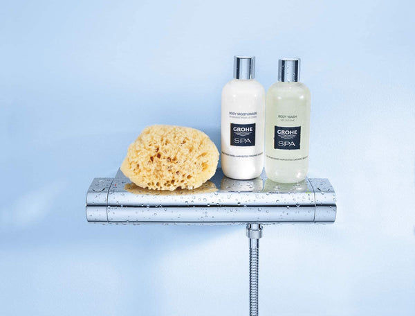 GROHE 34469001 Grohtherm 2000 Thermostatic Shower Mixer, Easyreach Tray