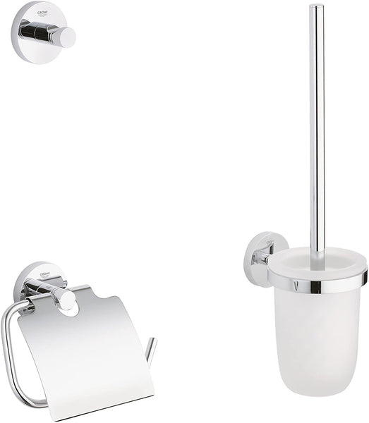 GROHE Essentials Set of Accessories-Silver
