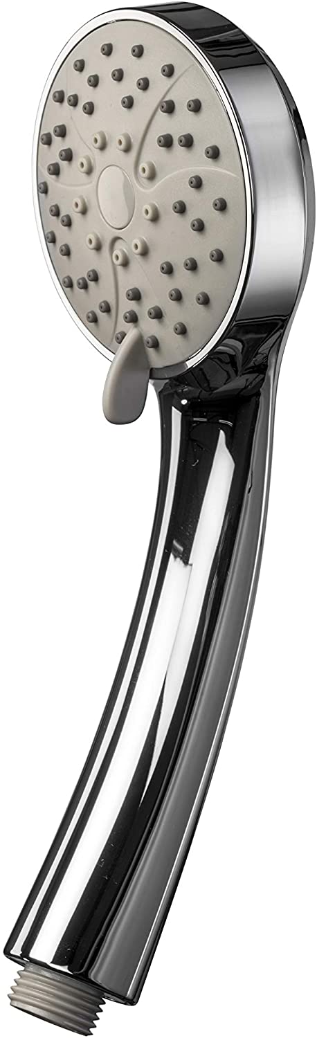 Croydex Essentials Three Function Shower Handset with Rub Clean Nozzles