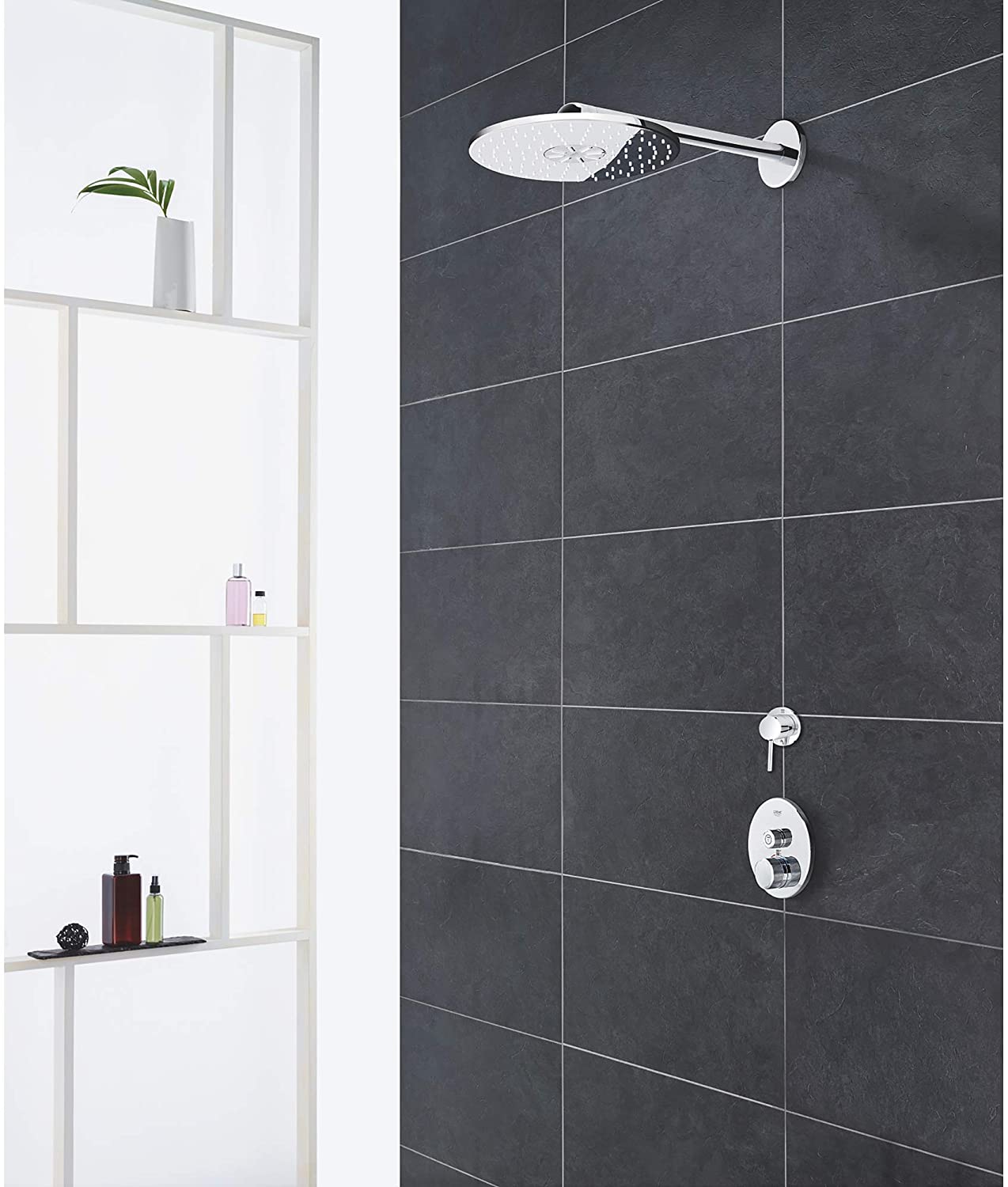 GROHE 26457000 | Euphoria 260 Head Shower | 3 Sprays | Chrome