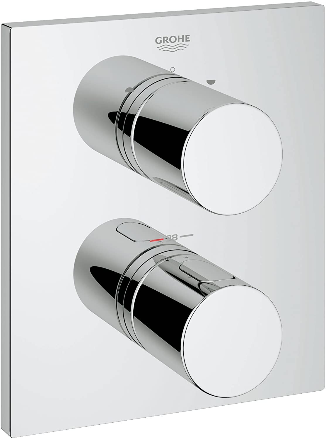 Grohe 19962000 Grohtherm 3000 Cosmopolitan Thermostat with Integrated Two-Way Diverter
