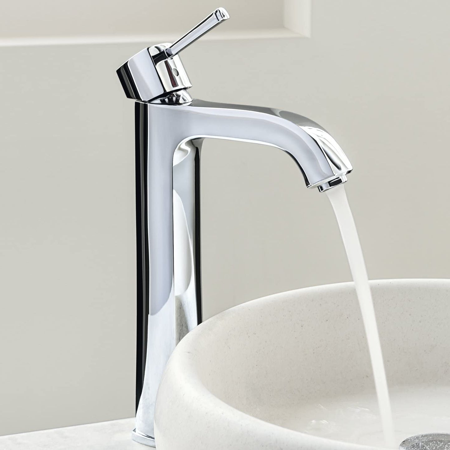 GROHE 23313000 Grandera Basin Tap for Free-Standing Basins (Smooth Body and Extra High Spout)