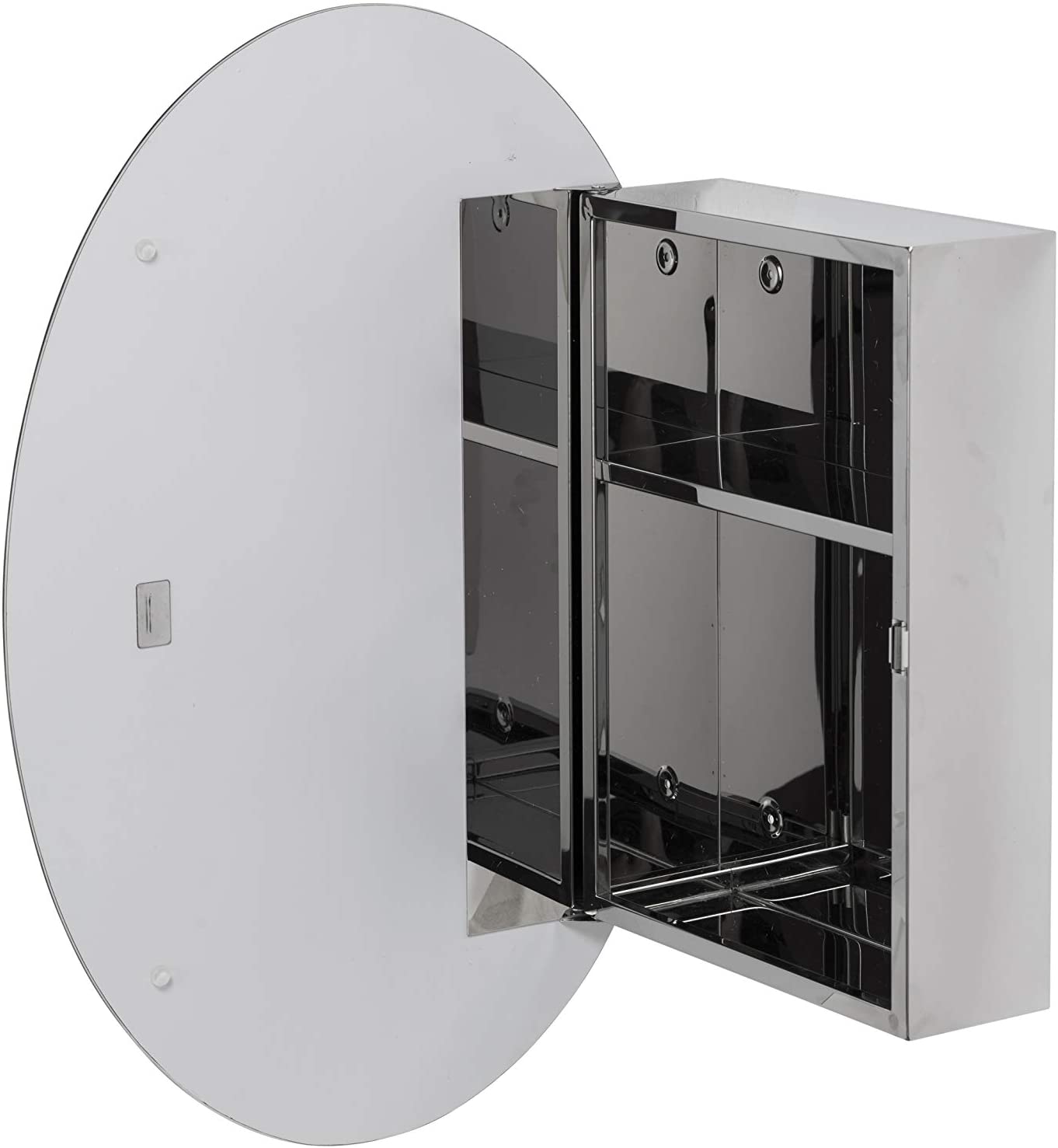 CroydEx Tay Stainless Steel Oval Cabinet