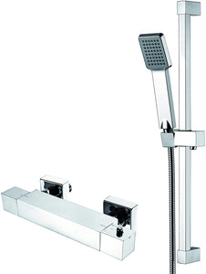Trisen Piron TSS002 Chrome Thermostatic Bar Valve Shower Kit